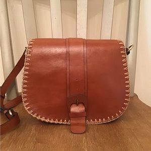 Patricia Nash Brown Leather Crossbody